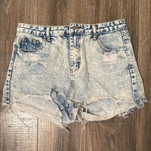 Denim Distressed Women's Shorts